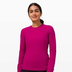 Lululemon Runderful Longsleeve Deep Fuschia Size 6